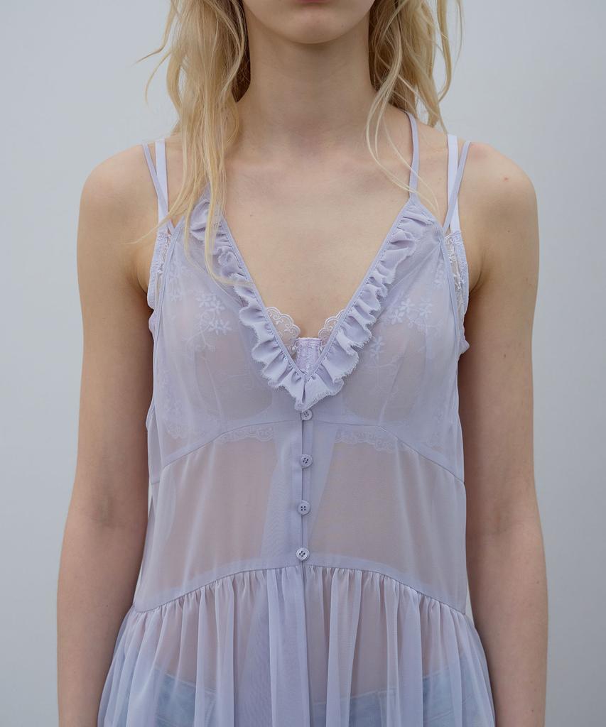 Lcdc Tm Mesh Frill Dress (Lavender)