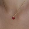 14k Mellow Heart Necklace Pendant