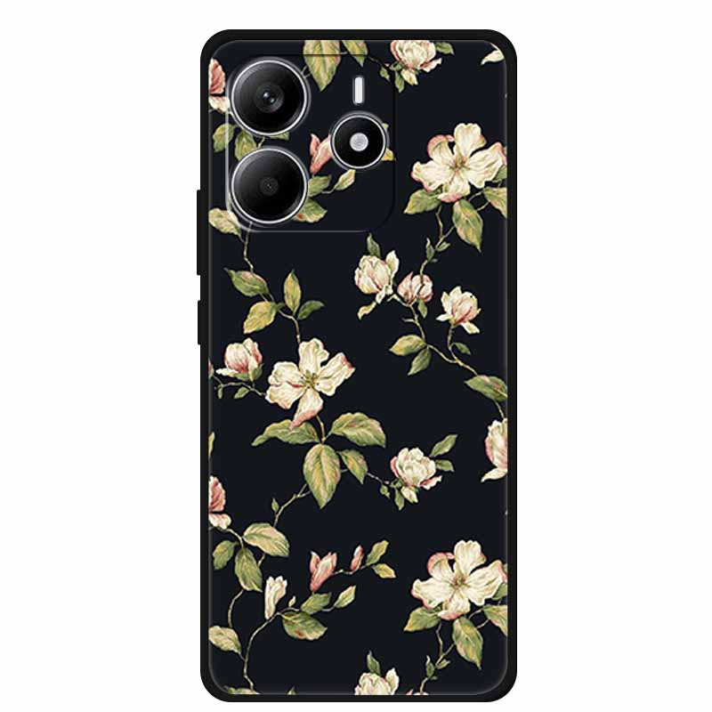 Pour Redmi Note 14 4G GLOBAL Coque Animaux Silicone Souple TPU Étuis de Téléphone Housse Arrière pour Xiaomi Redmi Note14 4G Protecteur Coque