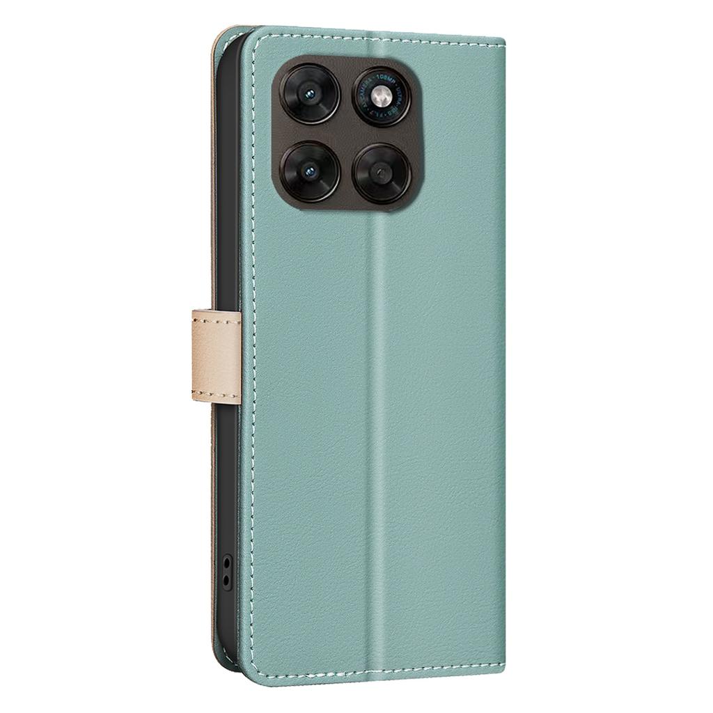 Wallet Case for Moto G67 5G - Leather/PU, Green