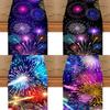New Year Fireworks Table Flag Navidad Natal Noel Kitchen Table Runner Merry Christmas Decorations For Home 2025 New Year 2025