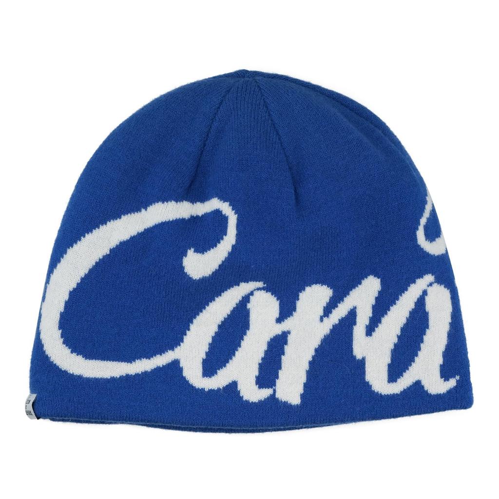 Clape 3D Beanie Hat 55-60cm Blue Double Layer Thermal Stretch Knit Cap JR-HKN02