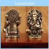 Lord Ganesa Handcrafted Brass Buddha Figure For Gift