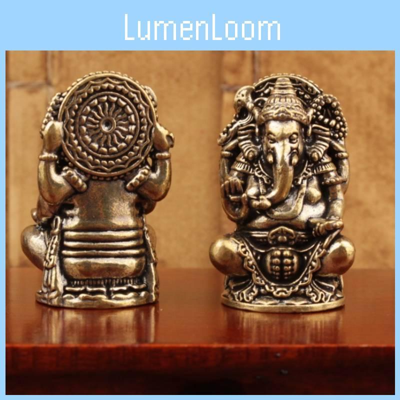 Lord Ganesa Handcrafted Brass Buddha Figure For Gift