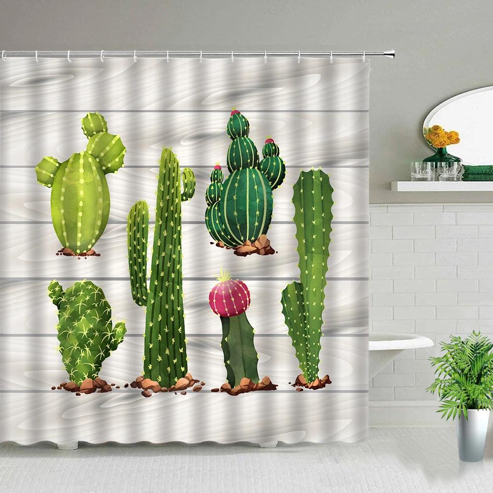 Pink Flower Plant Scenery Shower Curtains Rose Tulip Butterfly Spring Landscape 3d Printing Bathroom Waterproof Bath Curtain Set
