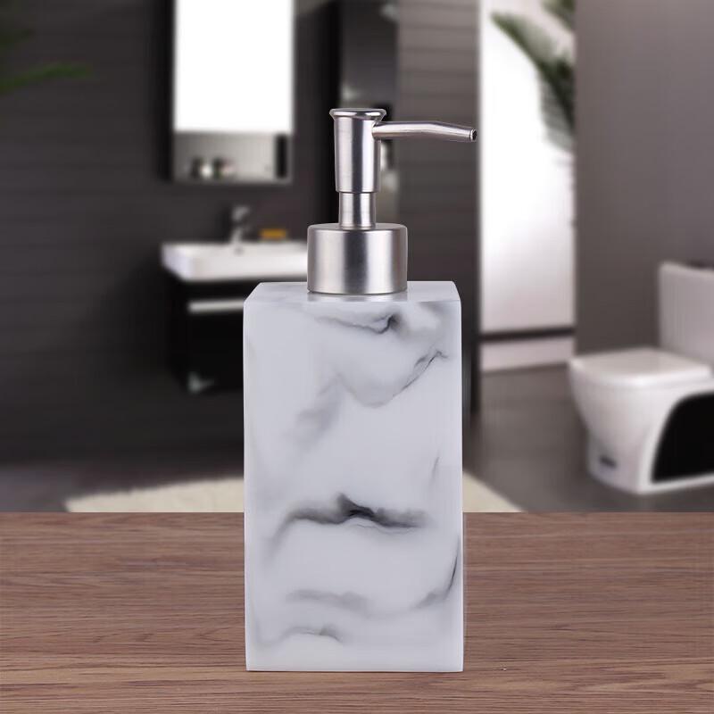 Hotel Style Imitation Marble Lotion/Soap Dispenser Bottle