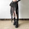 2024 Cross-Border Fashion Style New Fall Women's Clothing Pure Color Silm Street Fashion High Waist Mid Length Long Length Skirt for Women