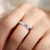 2Pcs Corrosion Pattern Open Rings Stackable Sun Moon Rings Set Women Ornaments