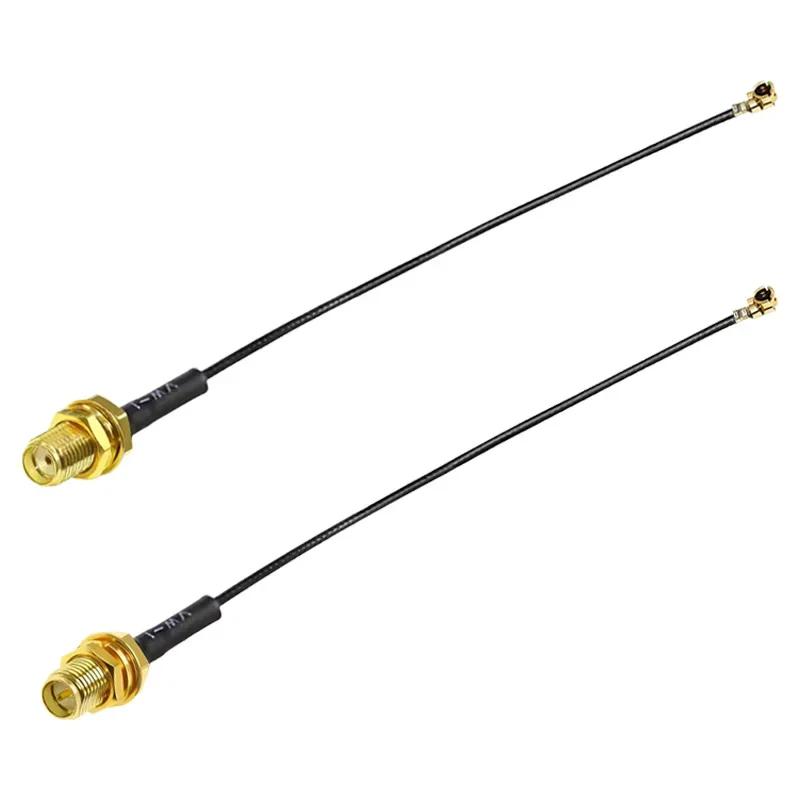 2/4/8 szt. Kabel Pigtail RP SMA Kabel 1.13 Złącze żeńskie SMA do kabla UFL/U.FL do przedłużenia anteny WiFi
