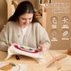 Handmade Wooden Turkish Spindle Storage Tools Detachable Cross-Shaped Beech Wood Turkish Spindle Kit for Beginners Yarn Making