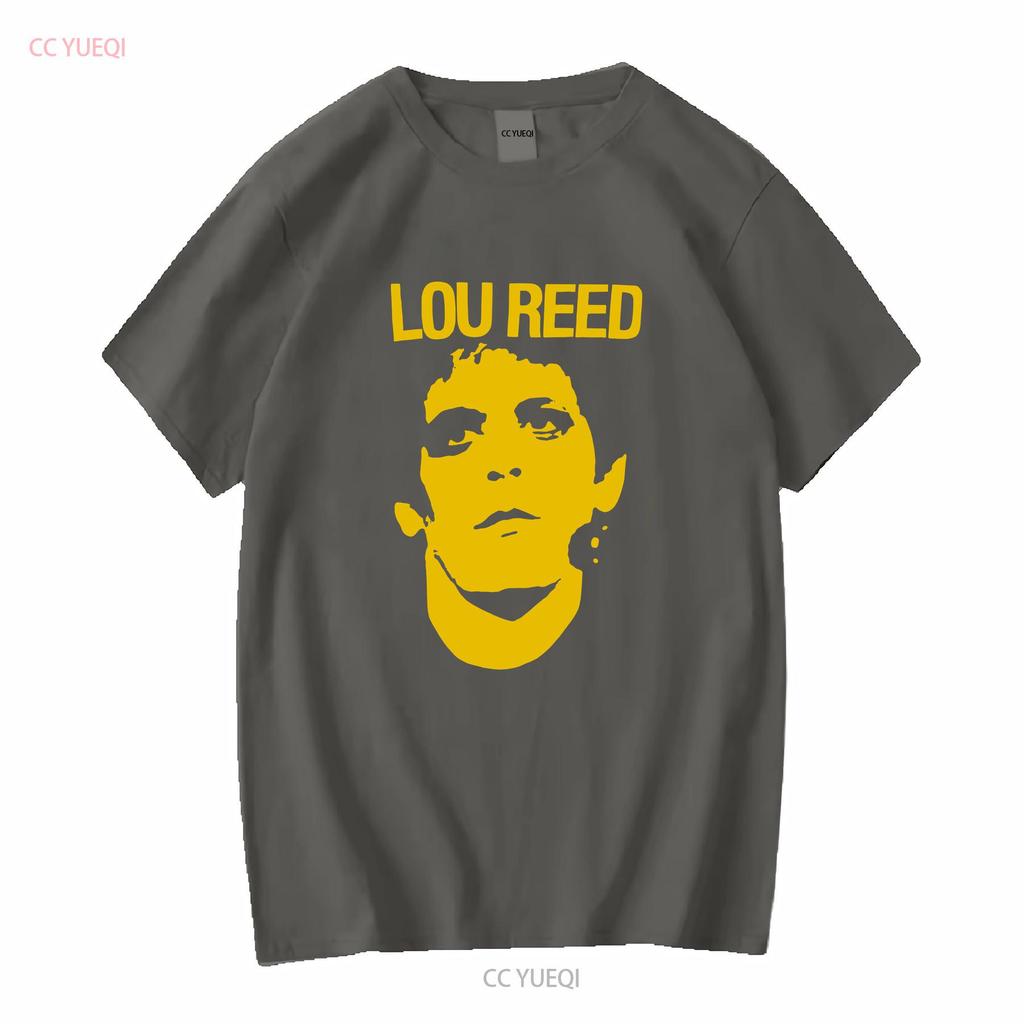 NEW LISTING 80 s Lou Reed Rock Roll Animal T Shirt black tee NH7029 vintage Washed fashion homme Stretched Stylish