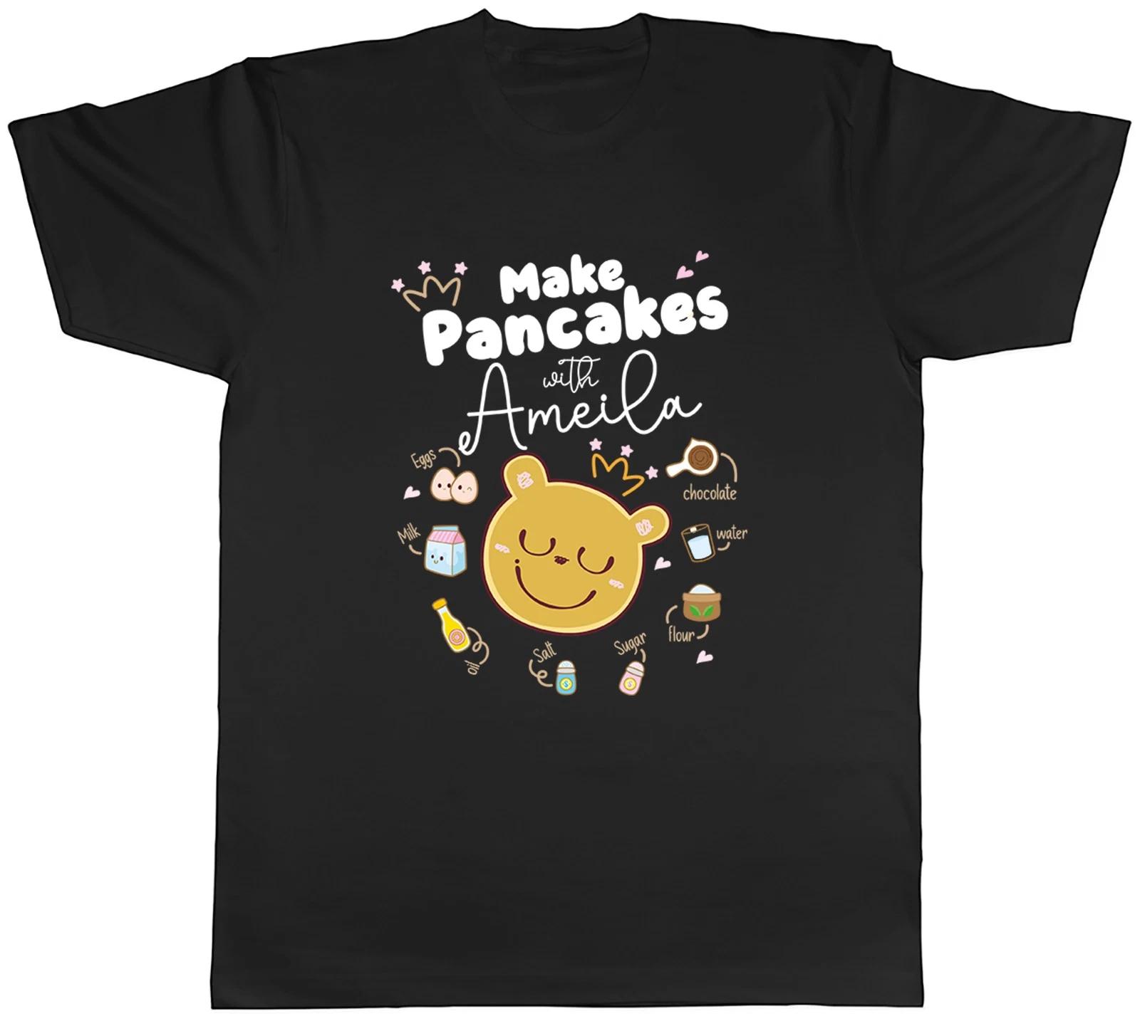 Personalised Make Pancakes Mens T-Shirt Tee Gift Top XXXXL