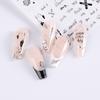 Modern Nail Decals Waterproof PET Removable Easily