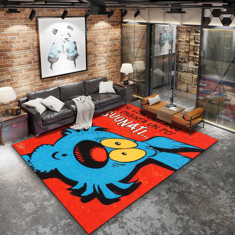 Lupo Alberto Carpet Rug for Living Room Bedroom Home Sofa Decoration,Kids play Nonslip Floor Mat