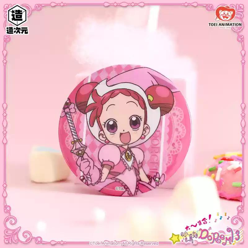 original Magical DoReMi Holographic Badge Badge Blind Box Badge Merchandise toy