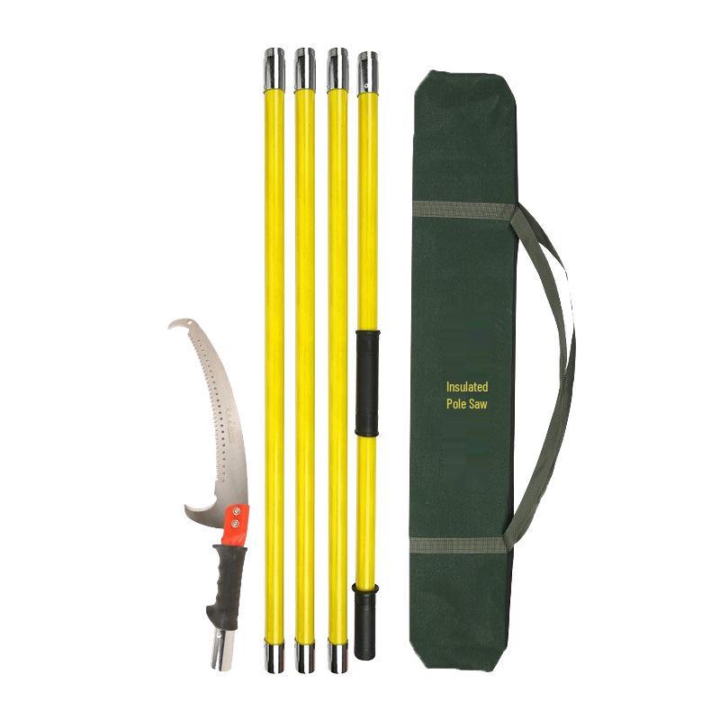 Telescopic Insulated Pruner: Multifunctional High Branch Hand Saw for Safe Tree Trimming