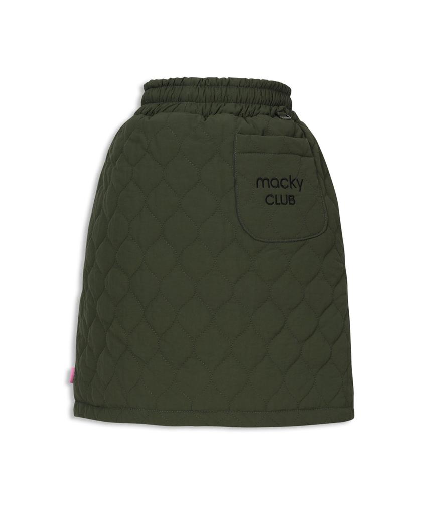 Mackie Padded Elastic Skirt Khaki