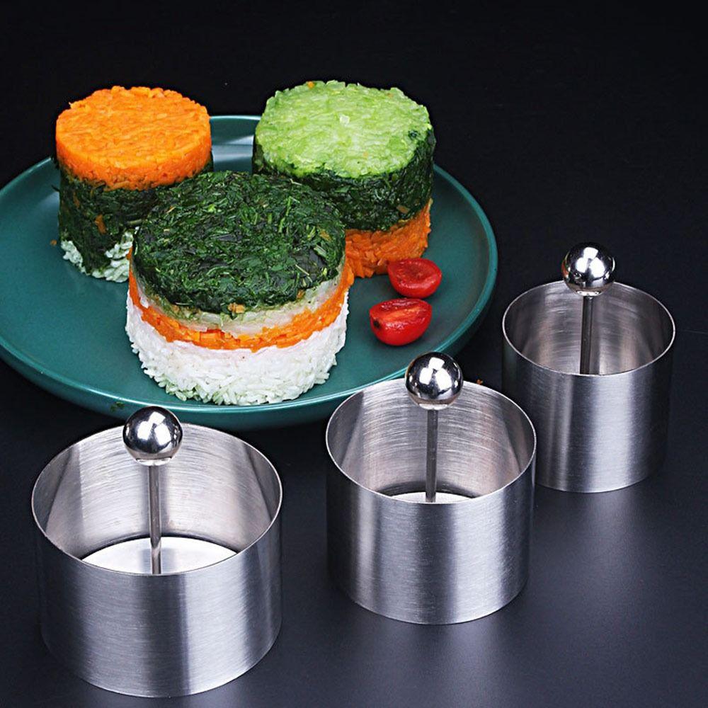 Non Stick Food Mold Stainless Steel Cold Dish Molds Tools New Rice Ball Mold