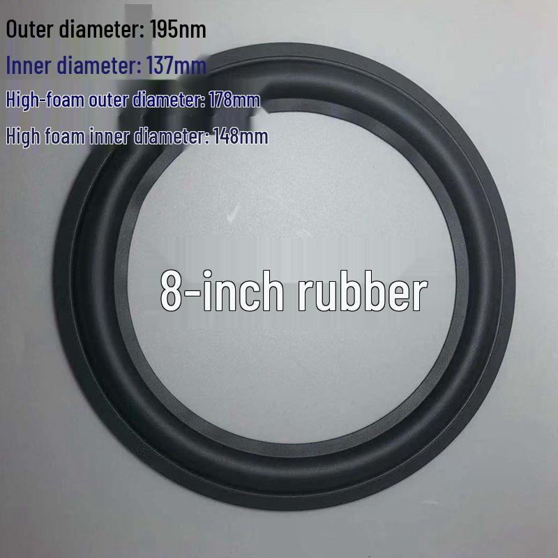 Rubber Edge Speaker Repair Rings - 1.5 To 12 Inch Range