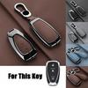 Leather Zinc Alloy Car Key Case Cover For Chevy Spark Trax Camaro Malibu Cruze