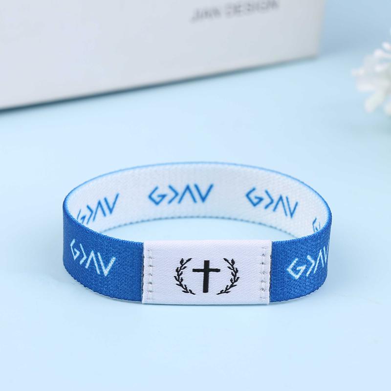 Wearable Bible Bracelet Religious Bracelets Christian Daily Bible Verse Bracelet With Nfc Rfid Elastic Wristband