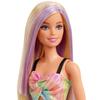 Barbie Fashionista Purple Long Hair Dress-Up Doll with Reusable Plastic Bag (Ages 3 and Up) HBV22