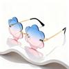 Sunglasses for Women, New European and American Style, Unique Frameless Floral Sunglasses, High-end Street Style, Hip-hop Eyewear