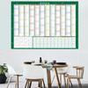 Dry Erase Wall Calendar 2026 Laminated Tear-Resistant Poster 36x24 Inch with Markers Included Giant Grid for Plans, Schedules