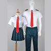 Anime My Hero Academia Disfraz Cosplay de Midoriya Izuku Set de Uniforme Escolar de Todoroki Shoto Peluca Traje Unisex Halloween Juego de Rol