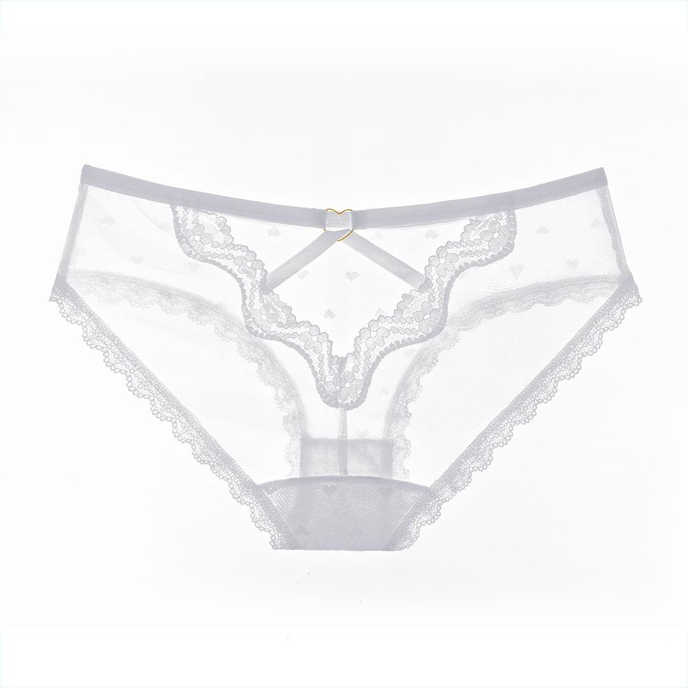 Panties Women's Lace Mid-waist Hip Lift Hollow Sexy and Breathable Mesh Seamless Women's Briefs 5003