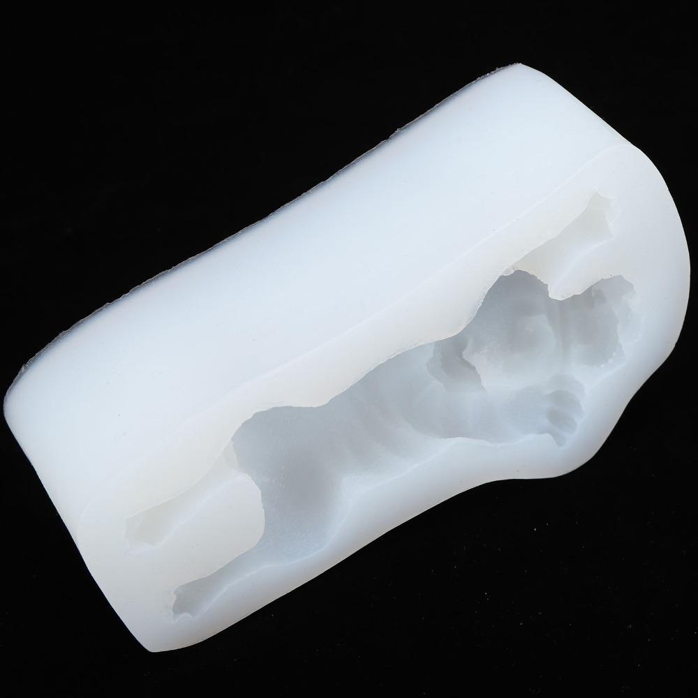 Silikon-Hund Silikonform Antihaft Shar Pei Form 3D Hund Silikonform Eiswürfelherstellung