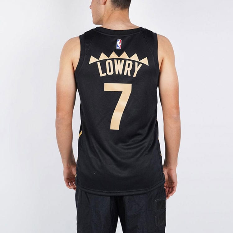 Nike NBA Basketball Jerseys Men's Black Moderate Straight Fit AV4674-011
