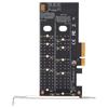 M.2 Zu Pcie Adapter PCB Poröser Dual M.2 PCIE Adapter Erweiterungskarte für SATA PCIE NVMe SSD