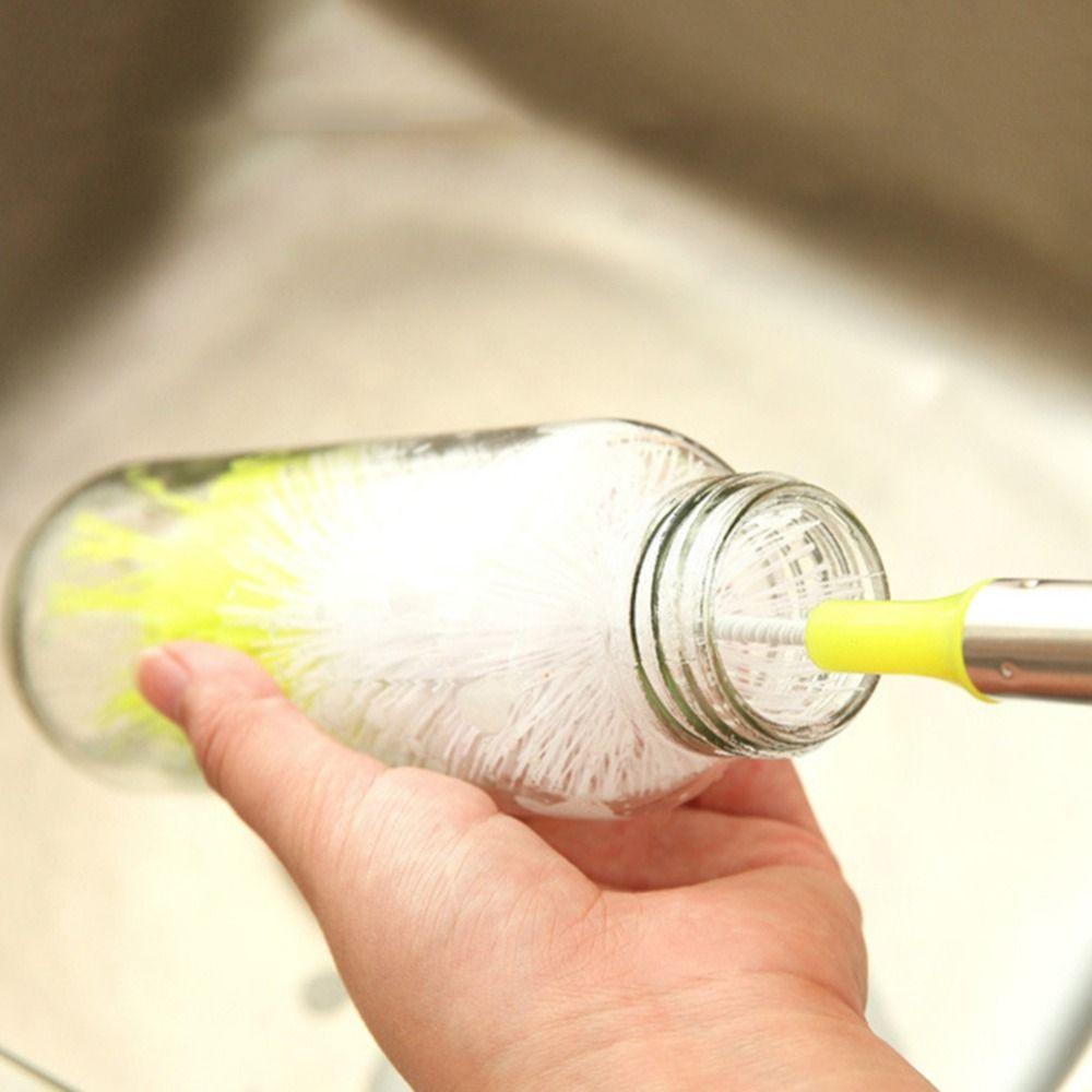 

Plastic Cup Brush Long Bristles Cleaning Brush Clean Tools Baby Bottle Brushes Milk Feed Bottle