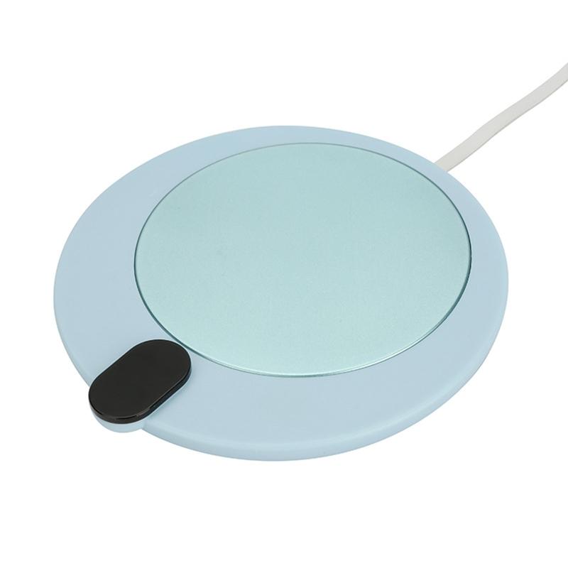 USB Warmer Cup-Pad Gadget Coffee Tea Drink USB Heater Tray Mug Pad Office Gift for Adults with 3 Temperatures