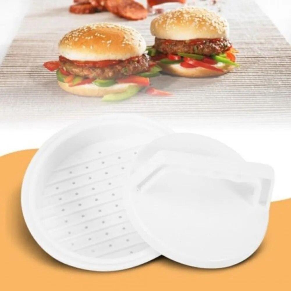 1 Set Runde Form Hamburger Presse Lebensmittel-Grade Kunststoff Hamburger Fleisch Rindfleisch Grill Burger Presse Patty Maker Form Form küche Werkzeug