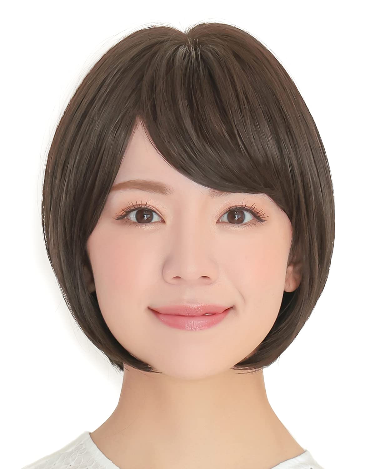 

Парик для медицинской пижамы полный для естественного тепла с для делает лицо выглядеть один размер подходит легко надевать и снимать Темно-коричневый rm003DRB [AQUADOLL] использование, шапка,