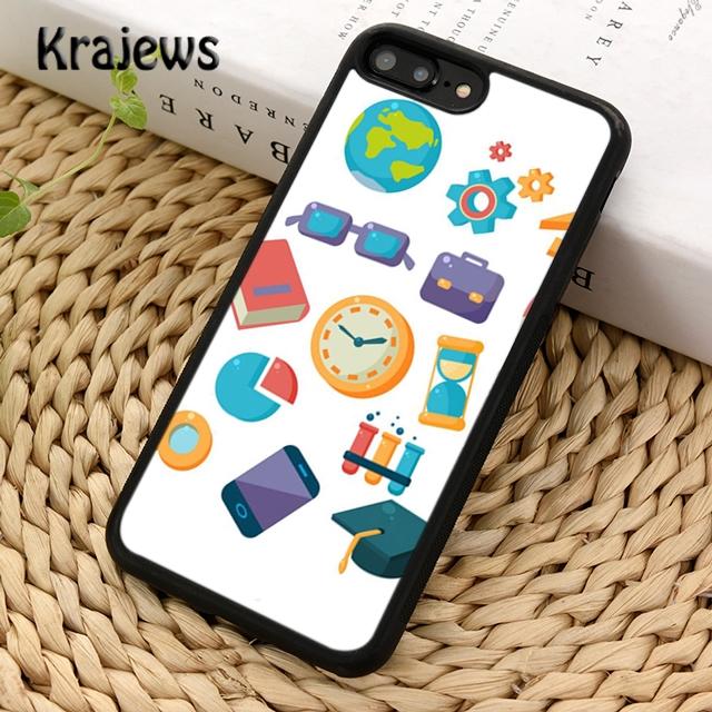 Krajews Science Studies Icon Phone Case Cover For iPhone 17 Air 16 15 14 Plus 11 12 13 Pro Max Coque Shell Fundas