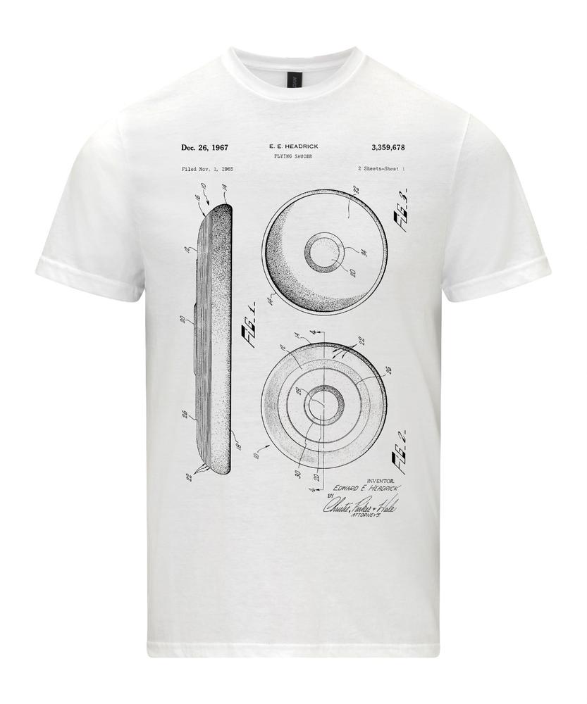 Frisbee Patent Tshirt Disc Golf Blueprint Gift TShirt 2XL