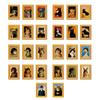 Wooden Photo Frame Refrigerator Magnet Animal Frame Fridge Magnet Home Office Whiteboard Decorative Accessories Humorous Gift