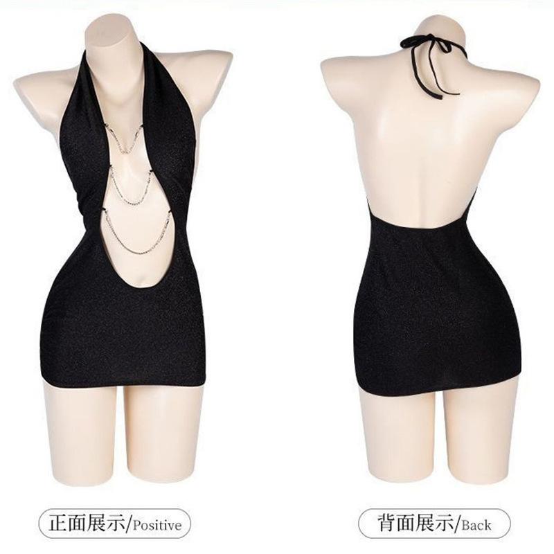 Sexy Underwear Hip Wrap Hot Backless Fun Free Tight Secretary Uniform Sexy Stunner Outfit