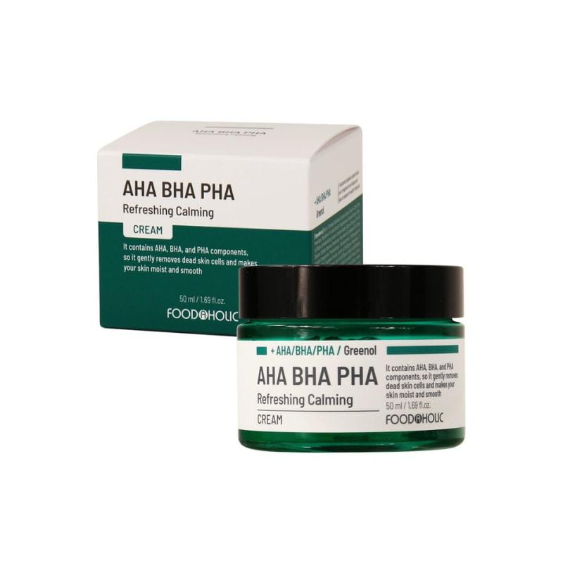 AHA BHA PHA Refreshing Cica Calming Cream 50ml / Whitening, Wrinkle Improvement, Sebum Control