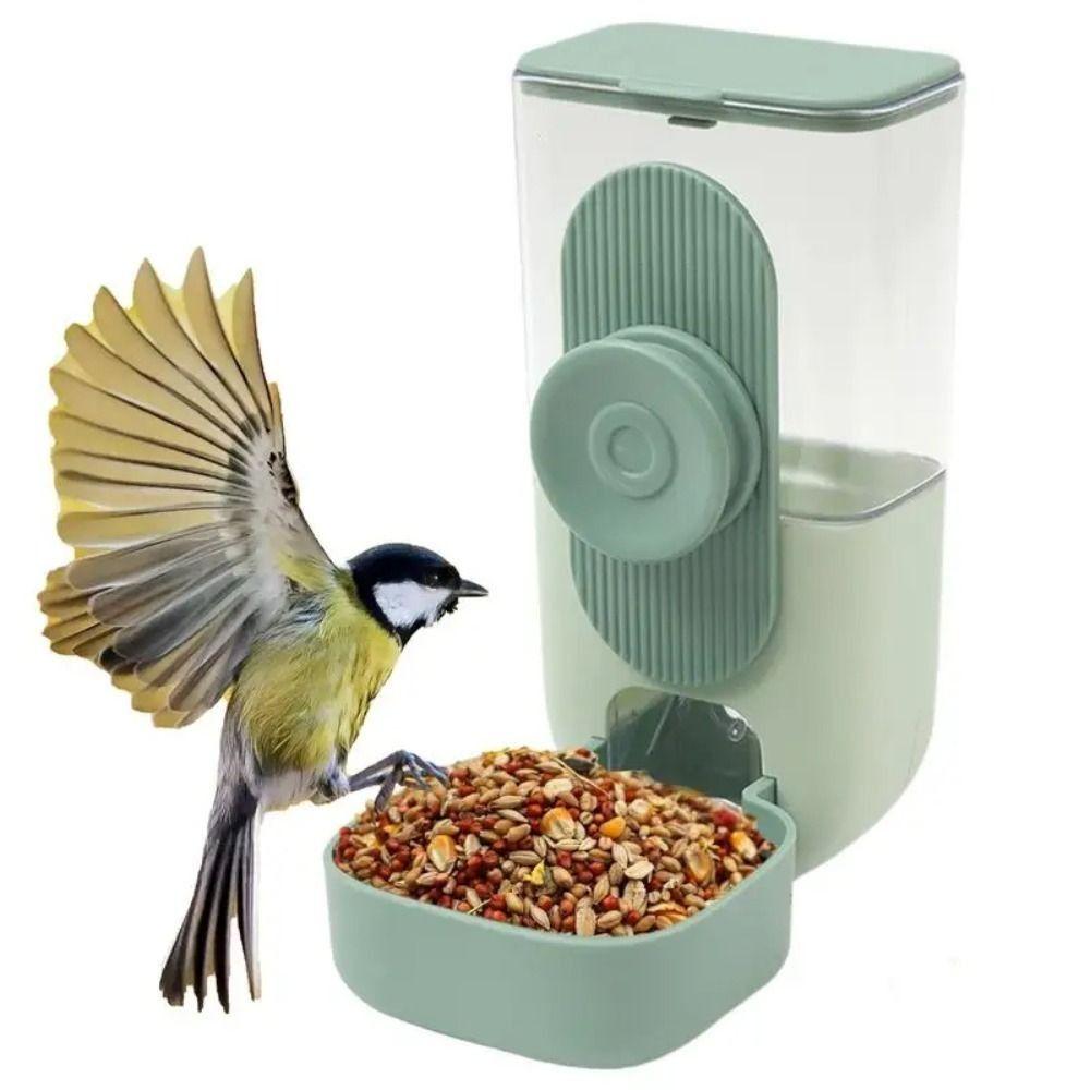 Automatic Cat Feeder Cage Hanging Pet Food Storage Container Pet Food Water Bottle  Rabbit