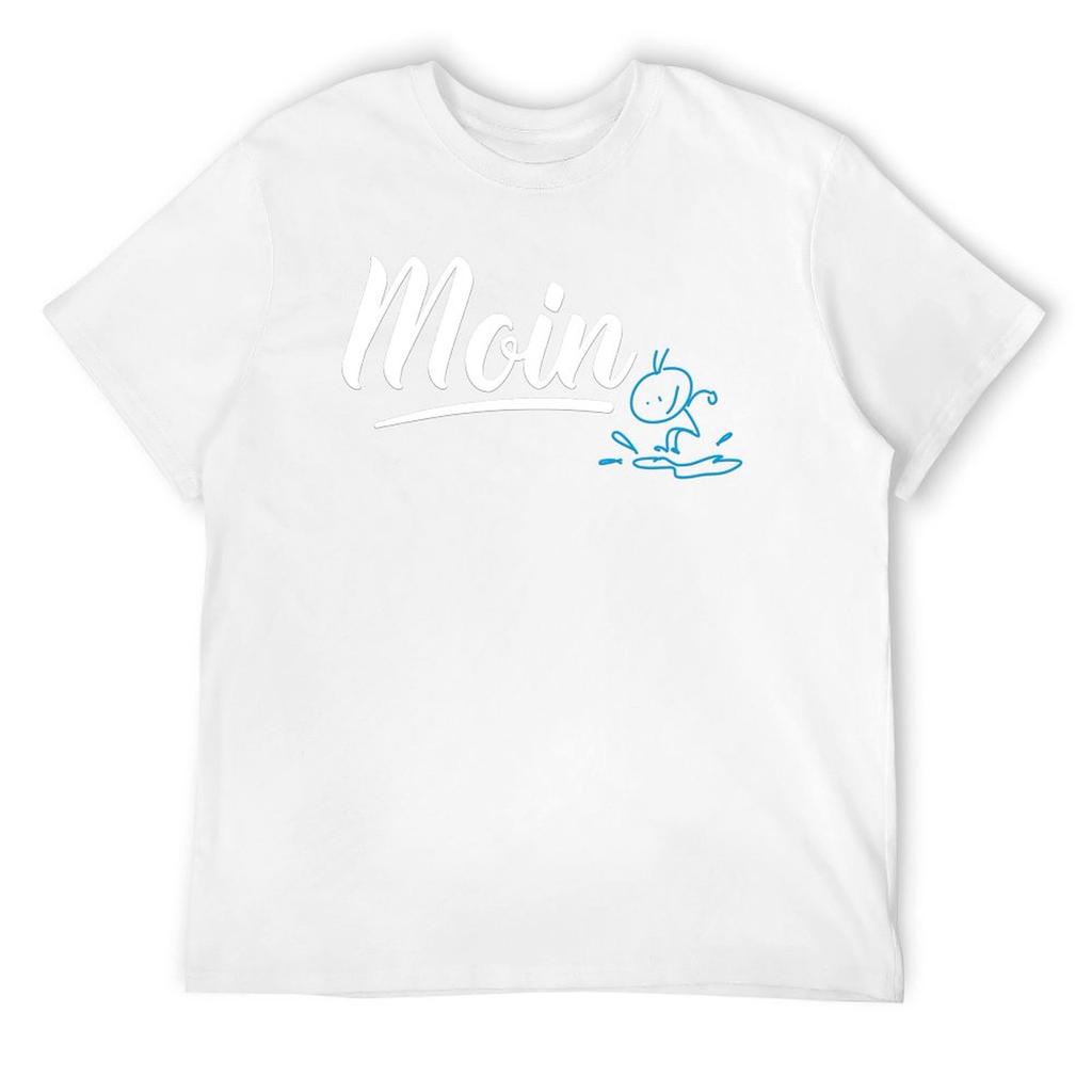 Moin Greeting Northern Germany T-Shirt oversized t shirt man clothes graphic tee shirt plus size men clothing