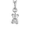 Japan Design Teddy Bear Box Moonstone Teddy Bear Necklace Sterling Silver 925 (40cm) Shinjuku Gin No Kura