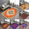 Vintage Floral Pattern Carpet for Living Room Bedroom Coffee Rug Kitchen Table Door Kids Unslip Floor Mat Birthday Gift