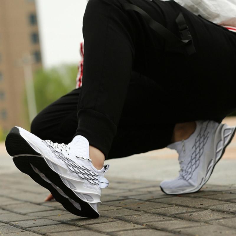 Men's Lightweight Breathable Low-Top Casual Sneakers - Slip- Sole, All-Season Comfort for Hiking & Daily Wear, Lightweight Mesh Upper