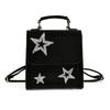 Women's Bag 2025 Spring Festival New Korean Version Fashion Sequined Five-pointed Star Backpack Versatile Popular Small Backpack Pu