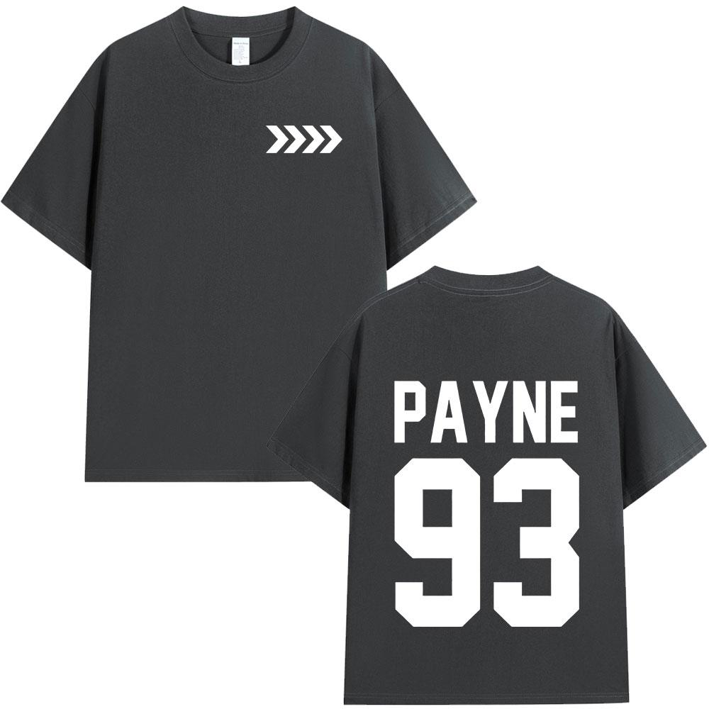 Liam Payne Tribute T Shirts Payne 93 Merch Fans Gift Men Clothing Short Sleeve Oversized T-shirts Hip Hop Street Style Tee Shirt