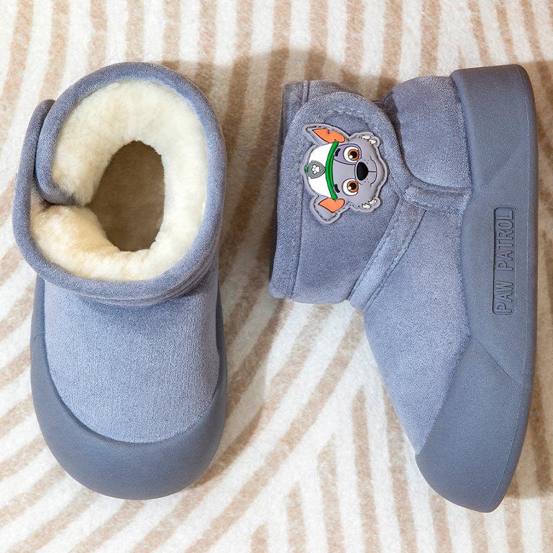 Paw Patrol Kids' Non-Slip Winter Snow Boots - Warm Cotton for Girls